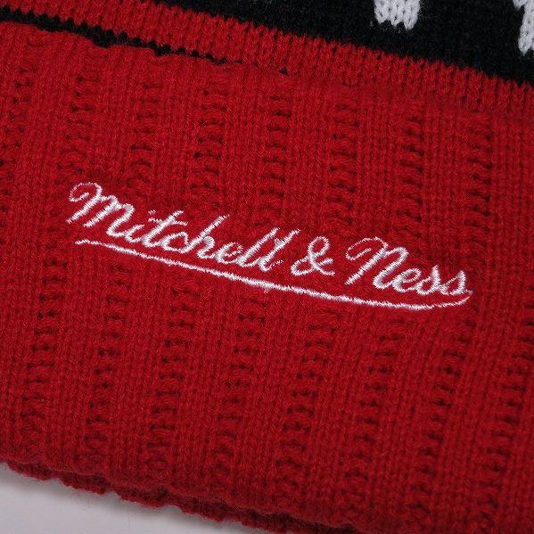 SALE / ミッチェルアンドネス ボンボンニットキャップ ヒート ブラック "MULTI TEAM CLRS HIGH 5 CUFFED KNIT" | Mitchell&Ness | 03