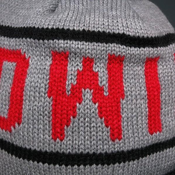 SALE / ミッチェルアンドネス ボンボンニットキャップ レッドウィングス グレー×ブラック / CHAMPIONSHIP KNIT / メンズ レディース | Mitchell&Ness | 02