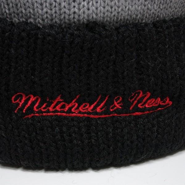 SALE / ミッチェルアンドネス ボンボンニットキャップ レッドウィングス グレー×ブラック / CHAMPIONSHIP KNIT / メンズ レディース | Mitchell&Ness | 04