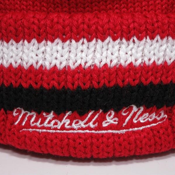 SALE / ミッチェルアンドネス ボンボンニットキャップ シカゴブルズ2 レッド / BIG MAN HI FIVE POM BEANIE / メンズ レディース | Mitchell&Ness | 03