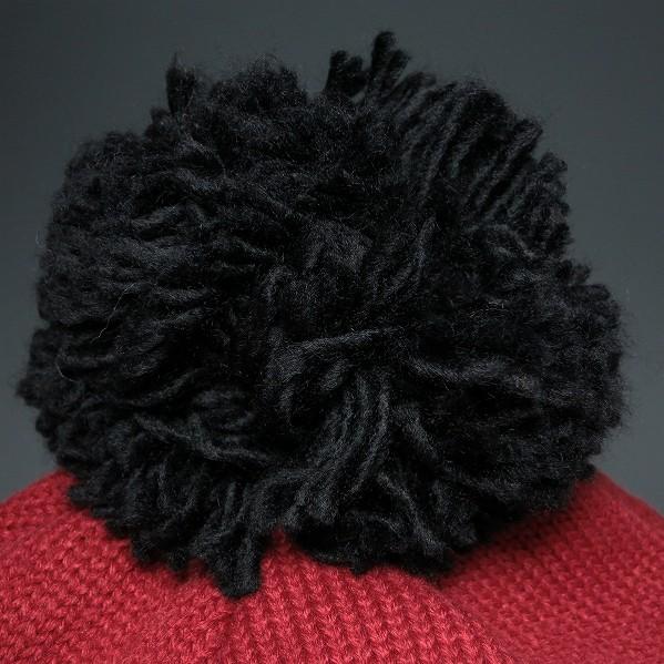 SALE / ミッチェルアンドネス ボンボンニットキャップ マイアミヒート レッド×ブラック×イエロー / BIG MAN HI FIVE POM BEANIE | Mitchell&Ness | 04