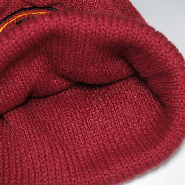 SALE / ミッチェルアンドネス ボンボンニットキャップ マイアミヒート レッド×ブラック×イエロー / BIG MAN HI FIVE POM BEANIE | Mitchell&Ness | 05