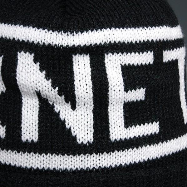 SALE / ミッチェルアンドネス シャーロットホーネッツ ボンボンニットキャップ ブラック / Reflective Patch High 5 Knit / 帽子 ビーニー | Mitchell&Ness | 02