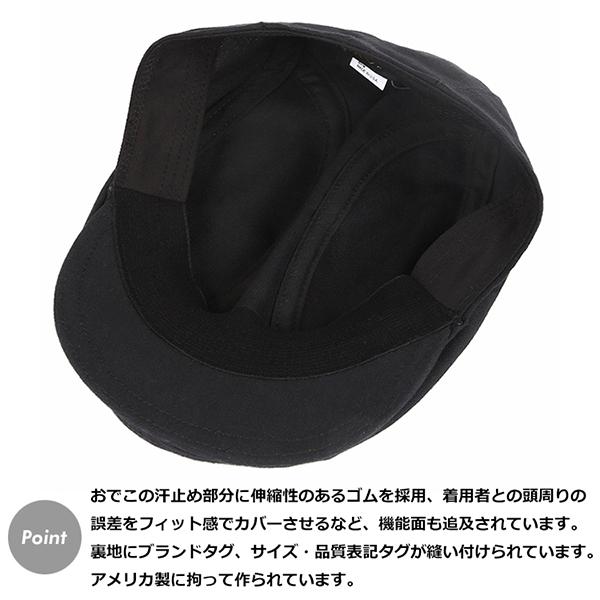 USA製ニューヨークハットCanvas Newsboy コットン素材 黒L New York Hat Co Canvas Newsboy Cap Cotton Black size L Made