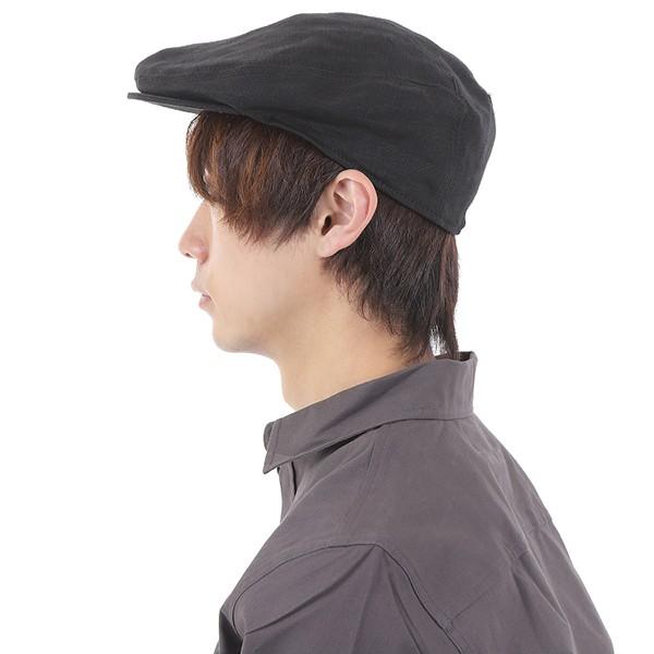 NEW YORK HAT（ニューヨークハット） ハンチング ブラック 麻 リネン