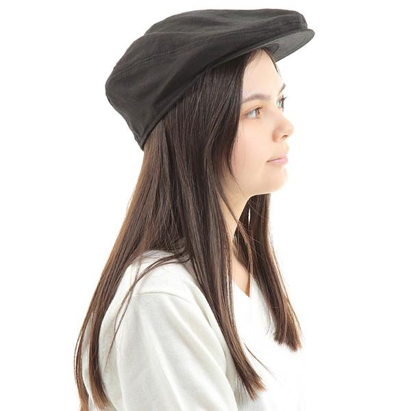 NEW YORK HAT（ニューヨークハット） ハンチング ブラック 麻 リネン