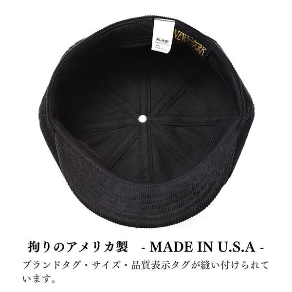 NEW YORK HAT（ニューヨークハット） キャスケット コーデュロイ