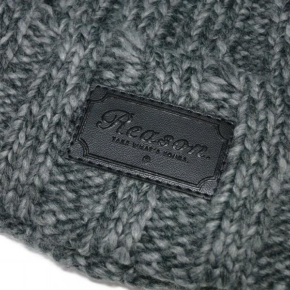 SALE / ニットキャップ REASON リーズン メンズ ニット帽 帽子 グリーン / Black Diamond Heavy Knit Beanie |  | 01