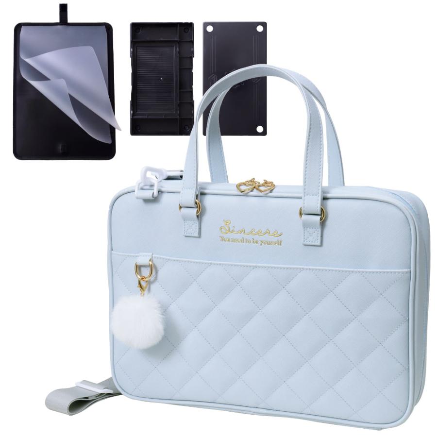 あかしや 書道バッグ パステルキルト [AF262B-PQ] バッグのみ 習字