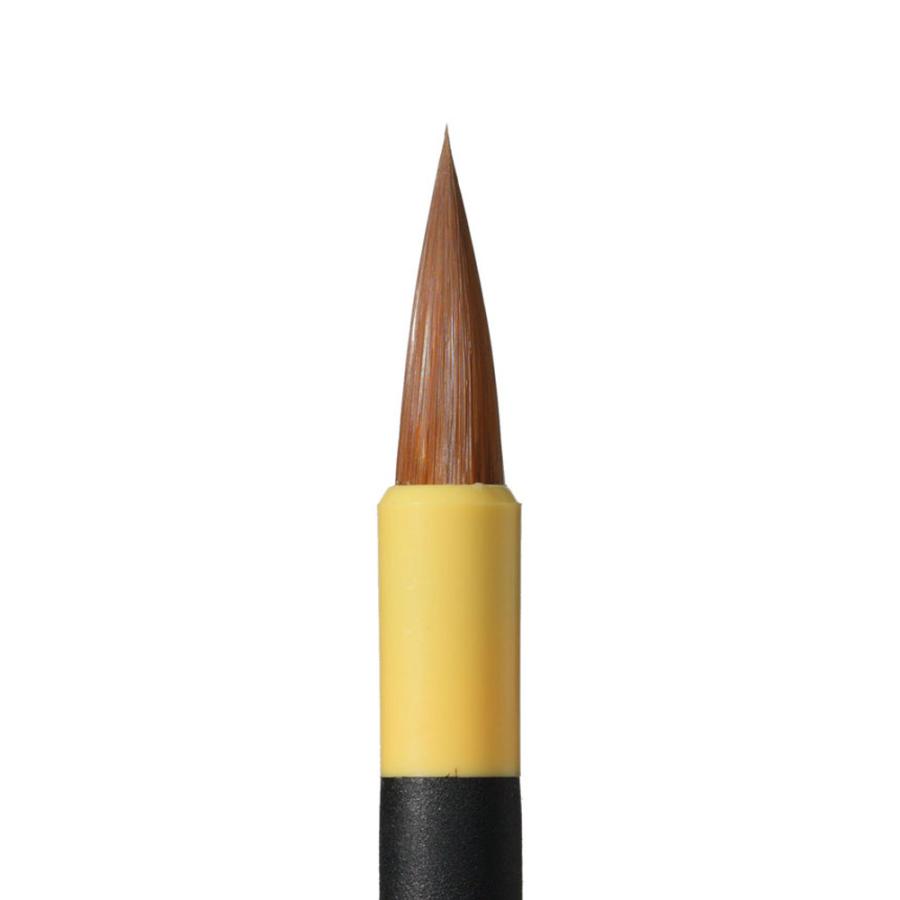 あかしや 書道用筆 8号 人造毛書写楽FITGRIP ＜短鋒＞ASP-F50