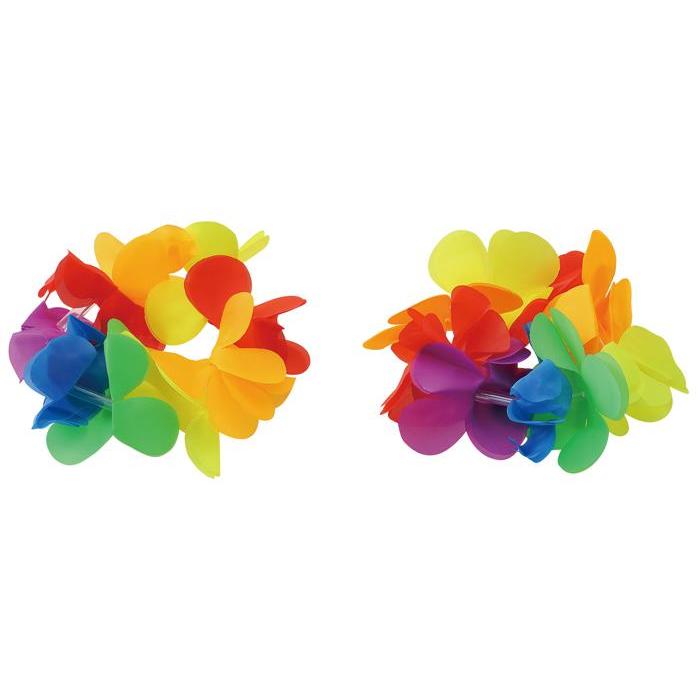 びびののわ はなの腕輪 大 レインボー 3078 花びら お花 リストバンド