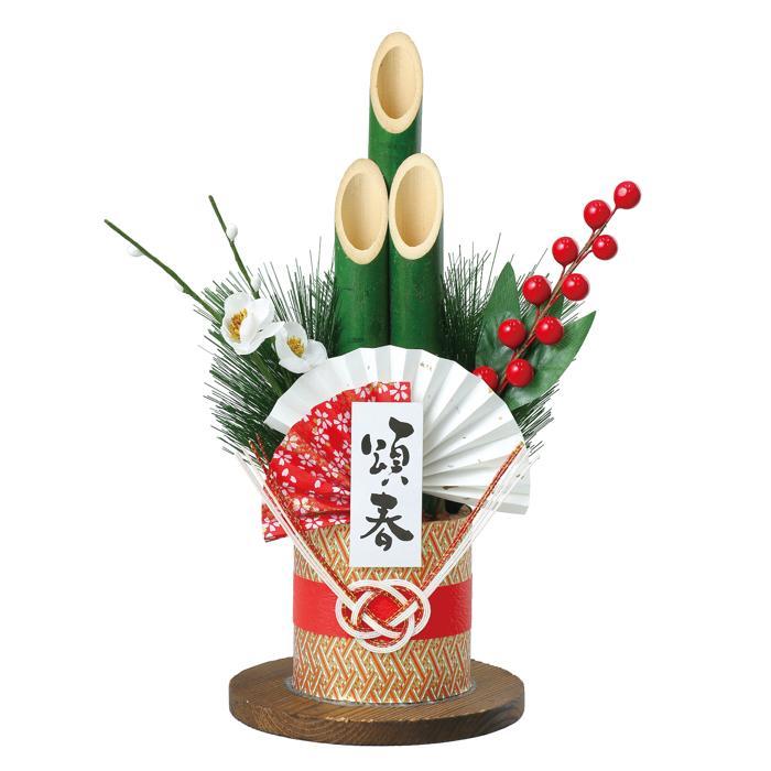 伝統的な門松 玄関用装飾 楽天市場】【12/29〜31の間にお届けです】迎春用門松 120-K 120cm