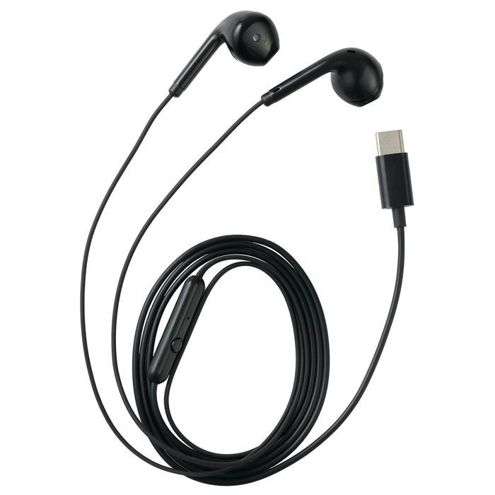 インナーイヤー型マイク付きイヤホン Type-C 77690 タイプC イヤホン
