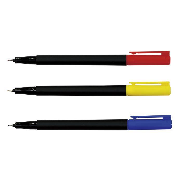 黒・青ペンセット 油性ミリペン3色セット 91352 油性ペン 3色セット マーカーペン 細字