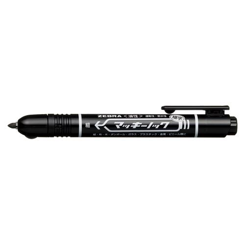 マッキー ゼブラ マッキーノック 細字 黒 1本入P-YYSS6-BK