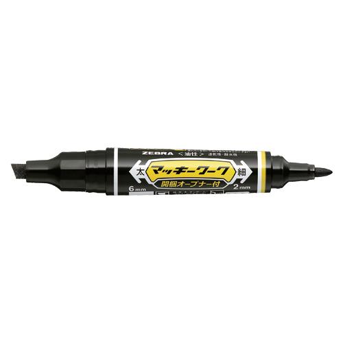 マッキー ゼブラ マッキーワーク 黒 1本P-YYT21-BK