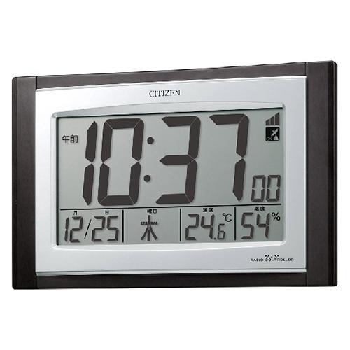 CITIZEN（シチズン） シチズン掛置兼用電波時計パルデジット コンビ