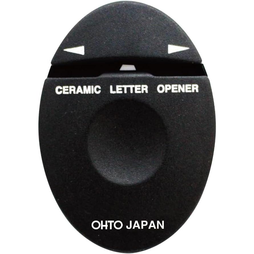 OHTO（オート） セラミックレターオープナー ブラック