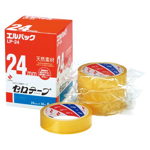長命整体　リンパミラクルテープ　６箱セット ニチバン セロテープ エルパック 【6巻】LP-24 : ステーショナリー