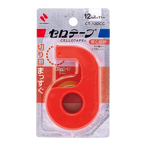 ニチバン セロテープ(R)小巻カッターつき まっすCT-12DCC ニチバン セロテープ(R)小巻カッターつき まっすCT-12DCC