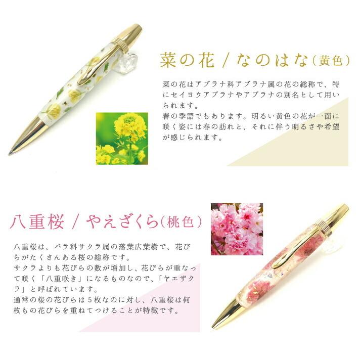 フラワーペン　押し花が入ったボールペン｜stationery-goods｜06