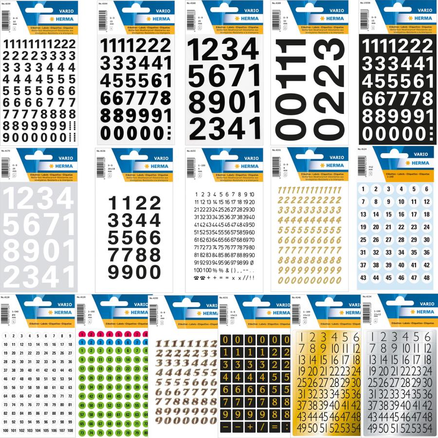 ドイツ HERMA ヘルマ ラベル 数字 | 