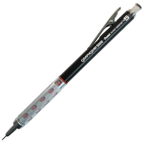 ペンテル グラフギア1000 レッドブラック シャープペンシル 0.5mm