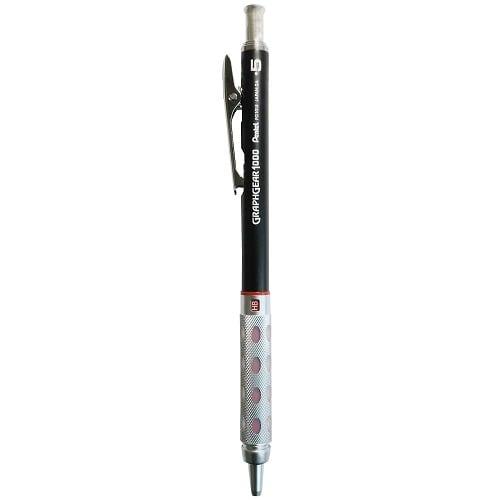ペンテル グラフギア1000 レッドブラック シャープペンシル 0.5mm