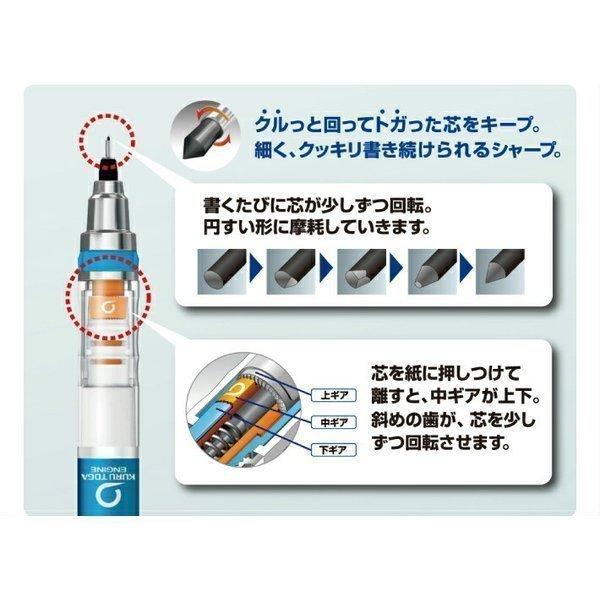 クルトガ 三菱鉛筆 クルトガラバーグリップ付き スヌーピー 0.5mm M5