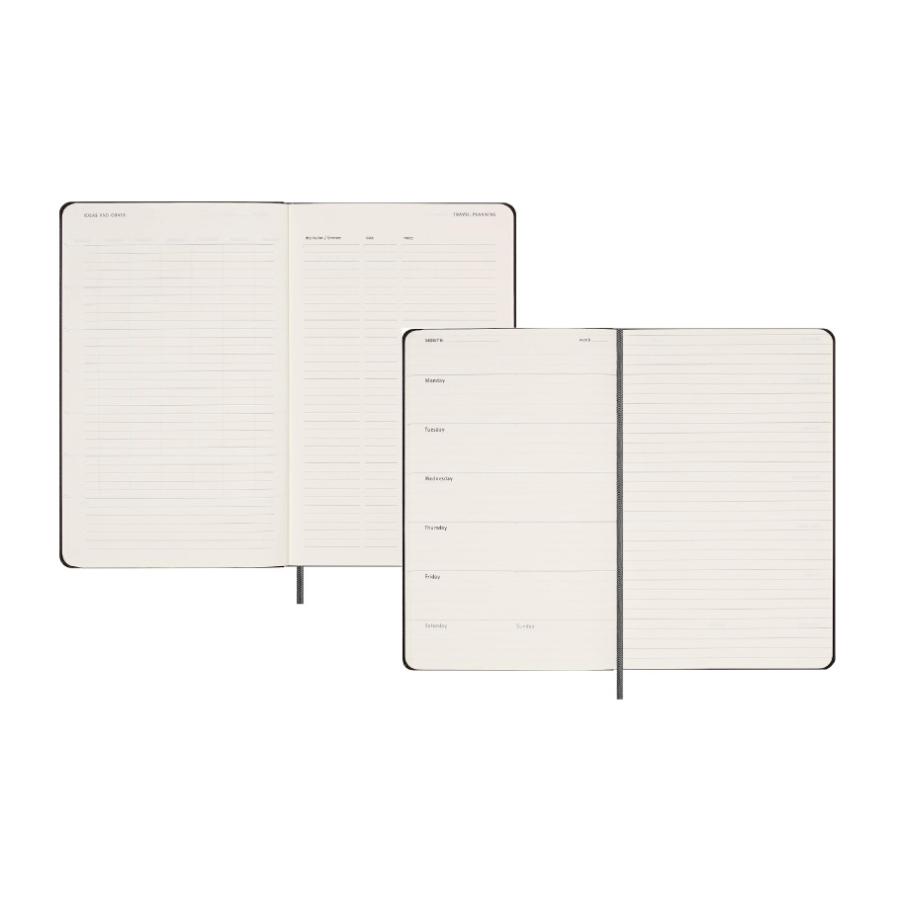 名入れ MOLESKINE モレスキン 】 手帳 日付なし 12カ月 ウィークリー