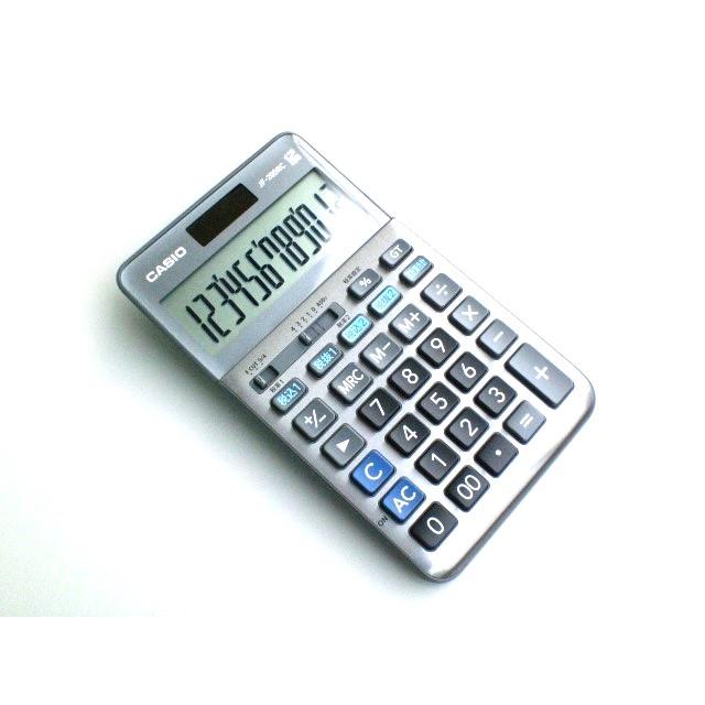 カシオ12桁 軽減税率電卓 ジャストタイプ JF-200RC-N : 文具のしまSP