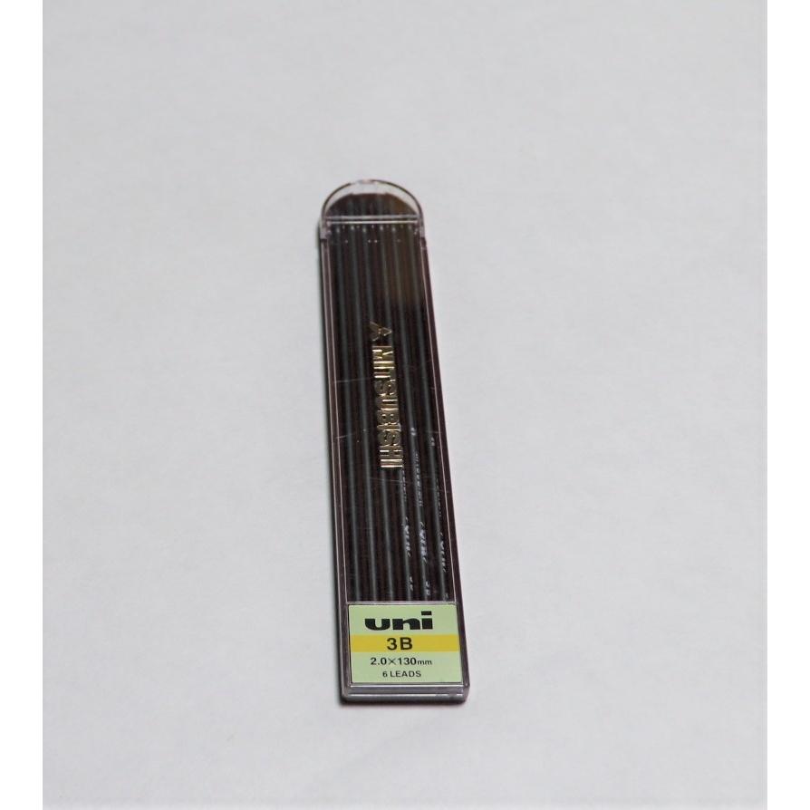 三菱鉛筆 ユニホルダー用 誠実 59%OFF ２.０ミリシャープ替芯 3B メール便対応品