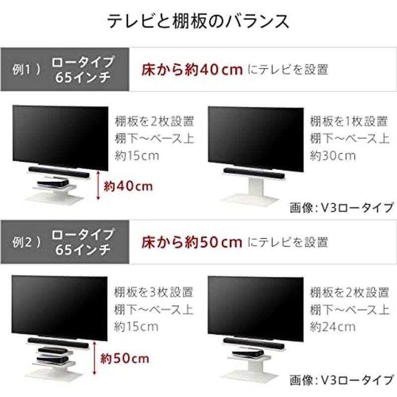 春夏新登場 EQUALS イコールズ WALL テレビスタンドV2・V3・V5・S1対応 サウンドバー棚板 Sサイズ 幅60cm サテンブラック