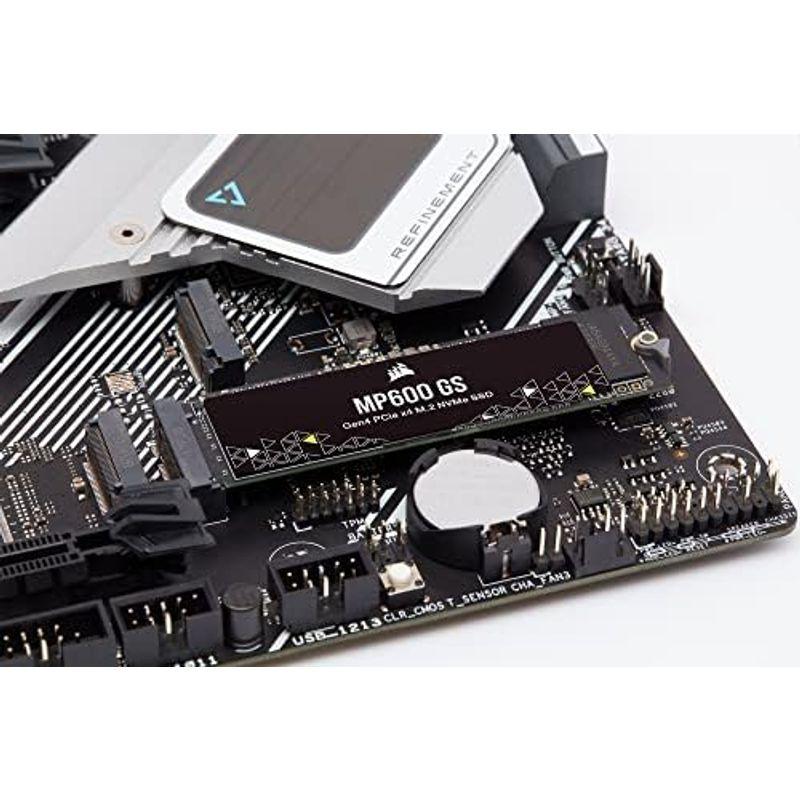 CORSAIR MP600GS PCIe Gen4 x4 NVMe M.2 SSD 2TB CSSD-F2000GBMP600GS HD37｜stationeryfactory｜03