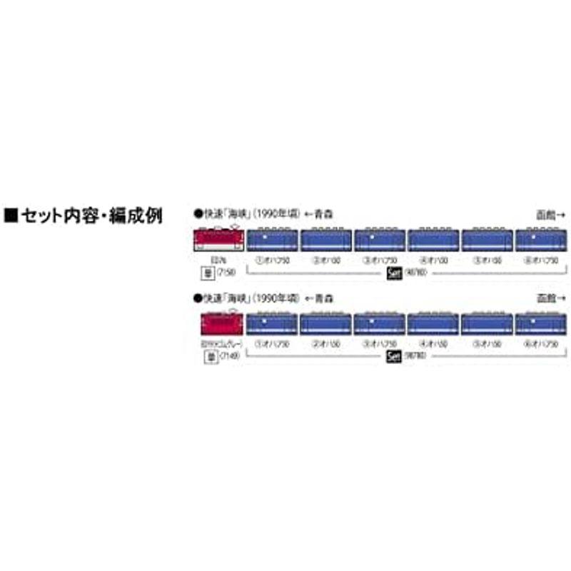TOMIX Nゲージ JR 50 5000系 セット 98780 鉄道模型 客車 青｜stationeryfactory｜03