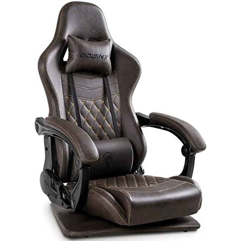 おまけ付 Dowinx ゲーミング座椅子 ゲーミングチェア 座椅子 腰が疲れない 回転座椅子 おしゃれ ゲーム座椅子 ゲーミング パソコンチェア 連動