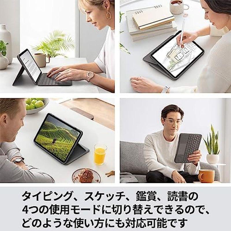 ロジクール iPad Pro 11インチ 第4世代 第3世代 第2世代 第1世代 対応 トラックパッド付き キーボードケース Folio T｜stationeryfactory｜17