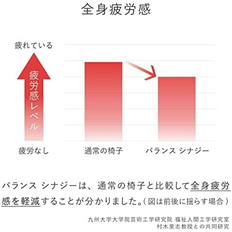 バランス シナジー ラウンド織柄ブラウン バランスラボ(旧サカモトハウス) 腰痛椅子 腰痛対策 バランスチェア 幅330mm・奥行358mm｜stationeryfactory｜14