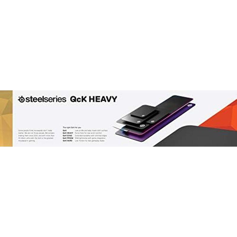 SteelSeries ゲーミングマウスパッド 大型 極厚 ノンスリップラバーベース ブラック 90cm×40cm×0.4cm QcK He｜stationeryfactory｜05