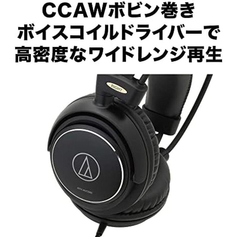 新しいブランド オーディオテクニカ ヘッドホン 有線 ATH-AVC500 ケーブル 3m /6.3mm標準/3.5mmミニ接続 ブラック