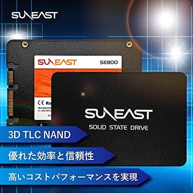 SUNEAST サンイースト SSD 320GB 内蔵SSD 2.5インチ SATA3.0 6Gb/s 3D NAND採用 3年保証 TLC｜stationeryfactory｜03
