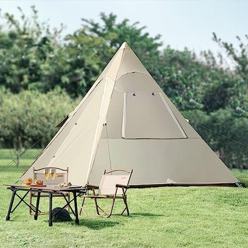 CAMEL CROWN 大型テント 二重層キャンプテント 5-6人用