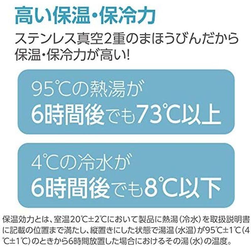 象印 (ZOJIRUSHI) 水筒 ワンタッチ ステンレスマグ シームレス 0.60L ブラック SM-WA60-BA｜stationeryfactory｜14