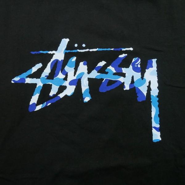stussy APEコラボ　Tシャツ　30周年　新品未使用 ア ベイシング エイプ A BATHING APE ×STUSSY 30周年記念ストックカモT