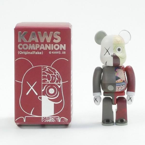 カウズ KAWS ×MEDICOM フィギュア TOY BE＠RBRICK 【中古】 100% ×MEDICOM COMPANION 人体模型