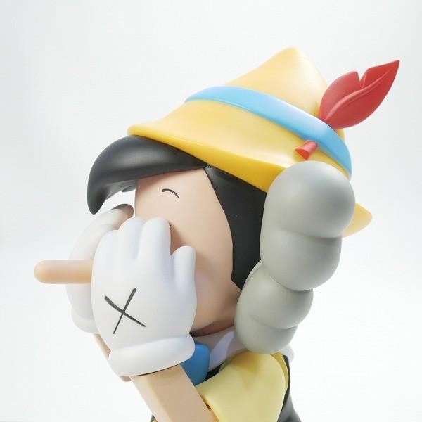 カウズ KAWS ×MEDICOM TOY Pinocchio & Jiminy Cricket フィギュア 赤