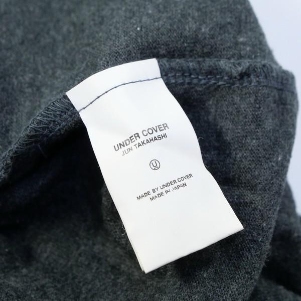 アンダーカバー UNDERCOVER ×KAWS 2000SS UロゴTシャツ 濃灰 Size【XL 
