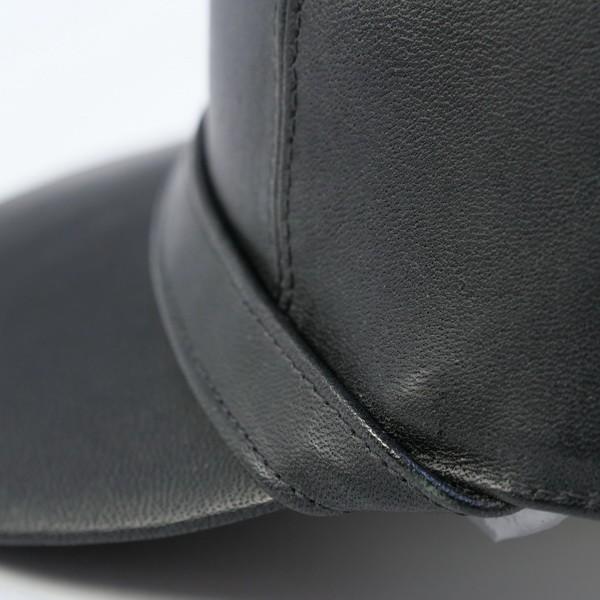 アットラスト At Last ＆ Co SPORTS CAP HORCE HIDE レザーキャップ 黒