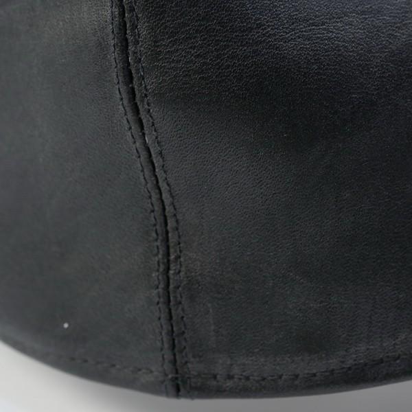 アットラスト At Last ＆ Co SPORTS CAP HORCE HIDE レザーキャップ 黒