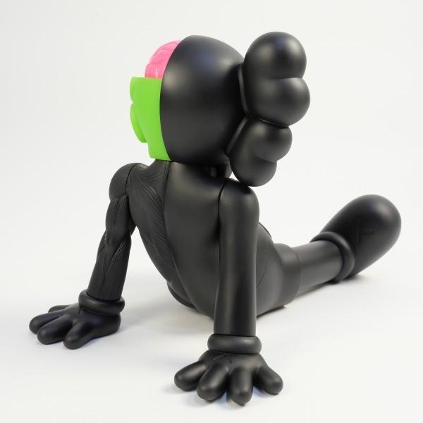 カウズ KAWS ×MEDICOM TOY COMPANION Resting Place フィギュア 黒 